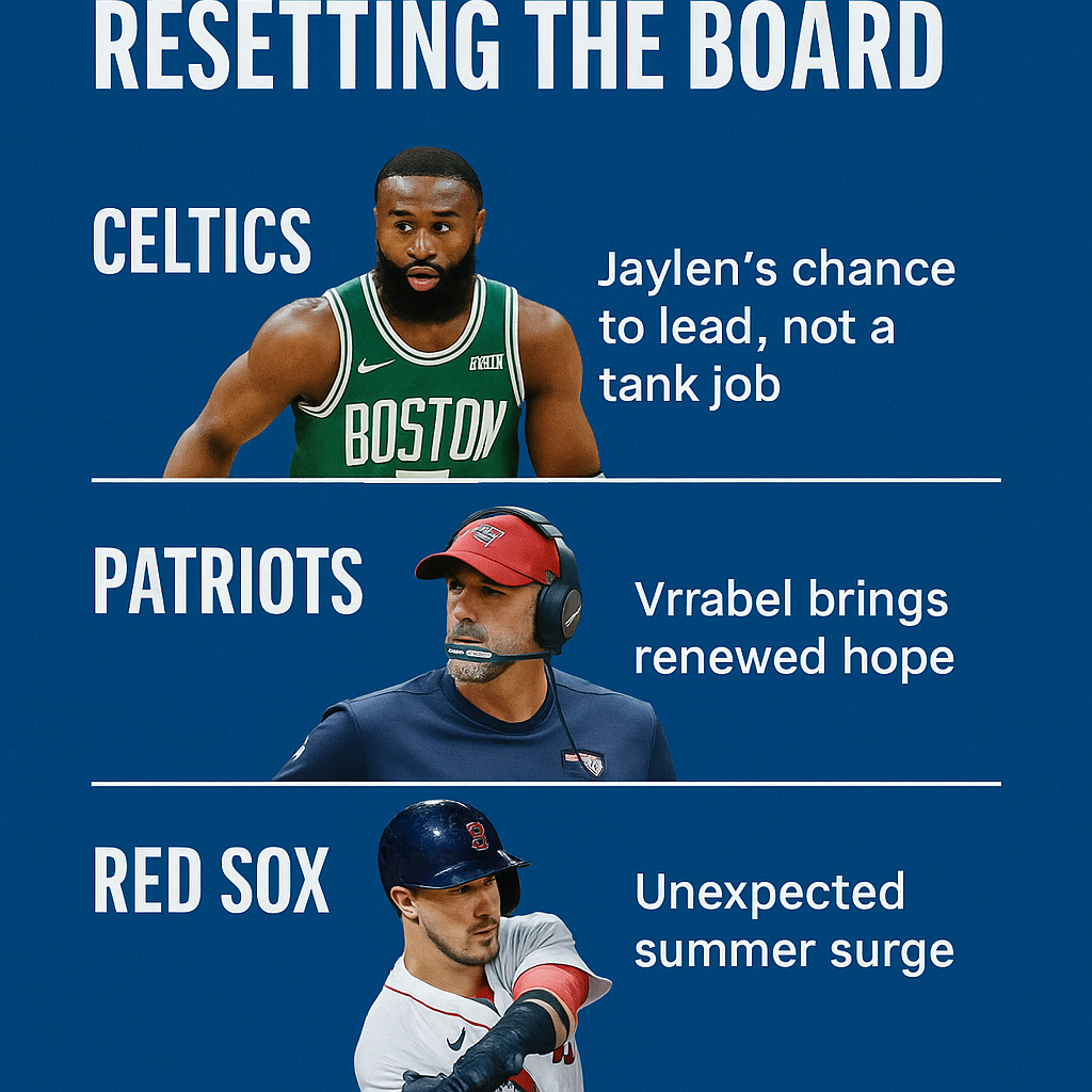 Resetting the Board: Celtics Changes, Patriots Hope, and a Fun Sox Run